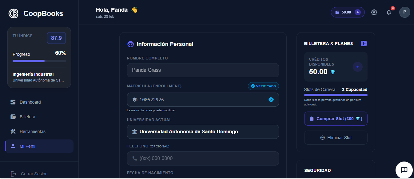 Perfil Académico